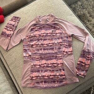REI Girls Rash Guard Size 14-16 Long Sleeve Lightweight UPF Swim Shirt